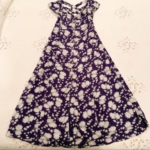 ANTHROPOLOGIE MAEVE, Blue Button Dress, Size 2